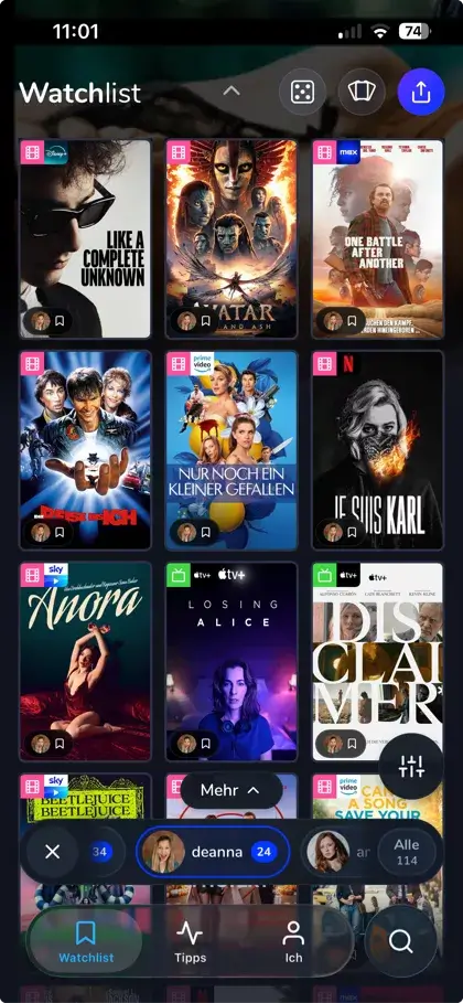 Watchlist Overlap Result